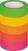 Material Heyda 203584534 Decorative Tape Neon Matt Neon Rainbow 5