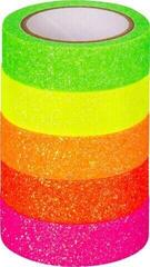 Materiál Heyda 203584536 Dekoratívna páska Glitter Neon Neon Rainbow 5