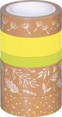 Materiaal Heyda 203584555 Decoratieve tape Green/Natural Natural Leaves 1