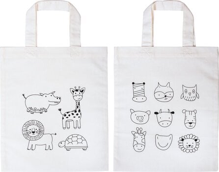 Pomůcka Knorr Prandell 212305450 Children's Bag Set White 250×300 mm Animals & Zoo - 1