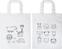 Pomůcka Knorr Prandell 212305450 Children's Bag Set White 250×300 mm Animals & Zoo