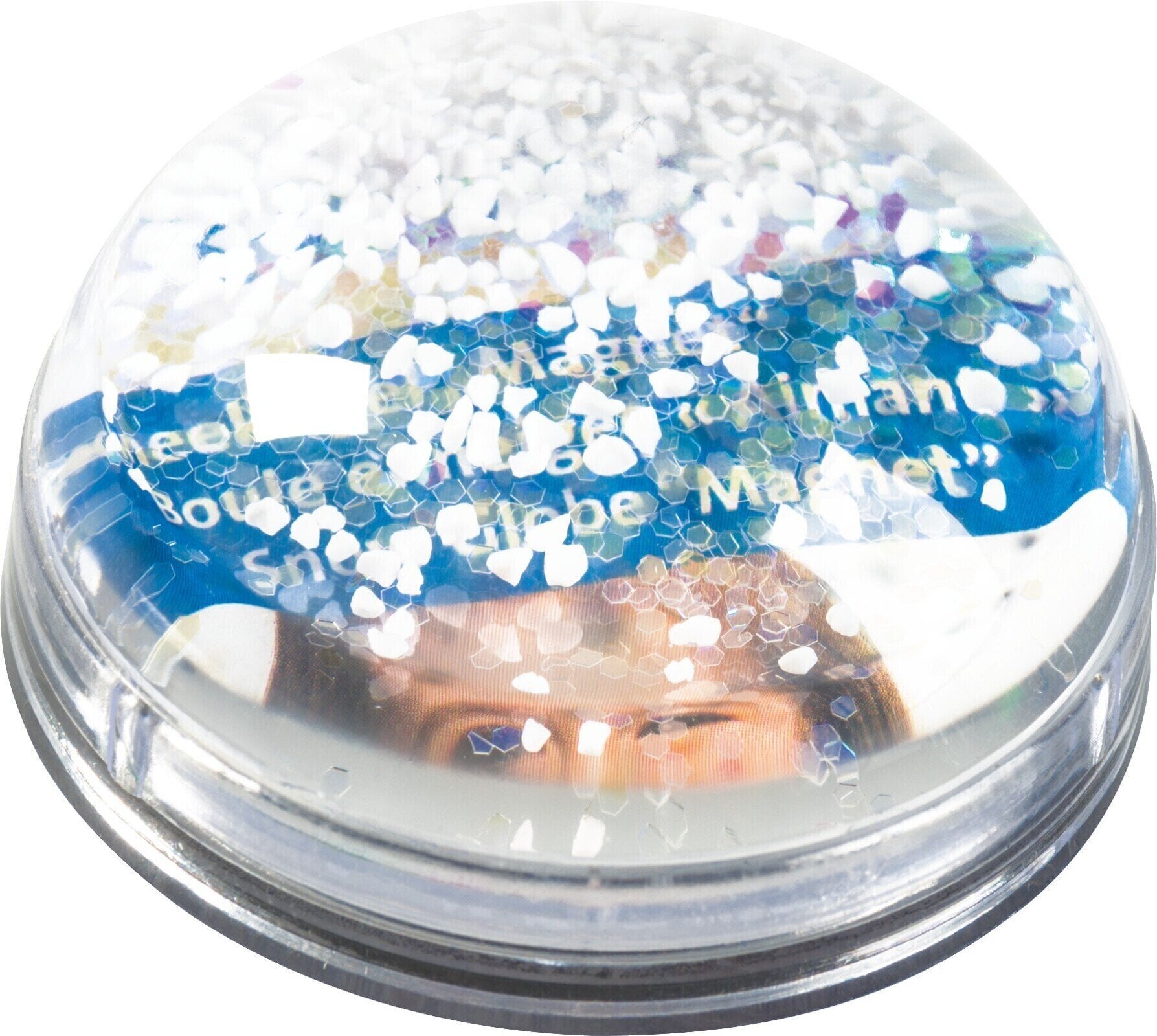 Material Heyda 204888409 Snow Globe Transparent Magnet 1