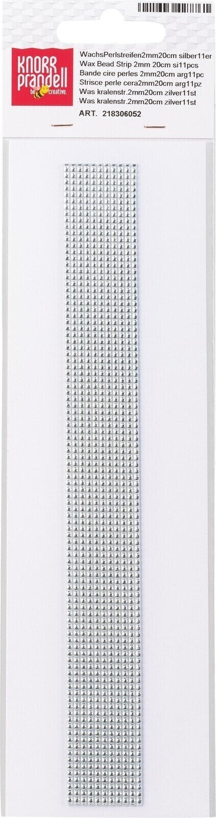 Küünalde tootmine Knorr Prandell 218306052 Wax Bead Stripes Silver Glossy 11