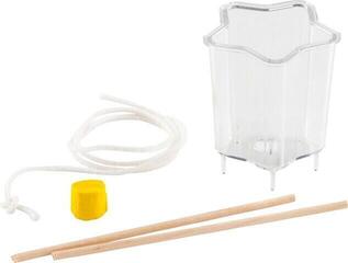 Παραγωγή κεριών Knorr Prandell 218312449 Candle Mould 40×45×40 mm Transparent