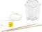 Παραγωγή κεριών Knorr Prandell 218312449 Candle Mould 40×45×40 mm Transparent