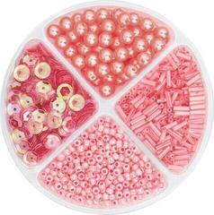 Koraliki Knorr Prandell Bead and Sequin Mix Pink 30 g