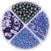 Мъниста Knorr Prandell Bead and Sequin Mix Light Blue 30 g