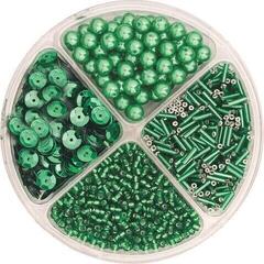 Koraliki Knorr Prandell Bead and Sequin Mix Green 30 g