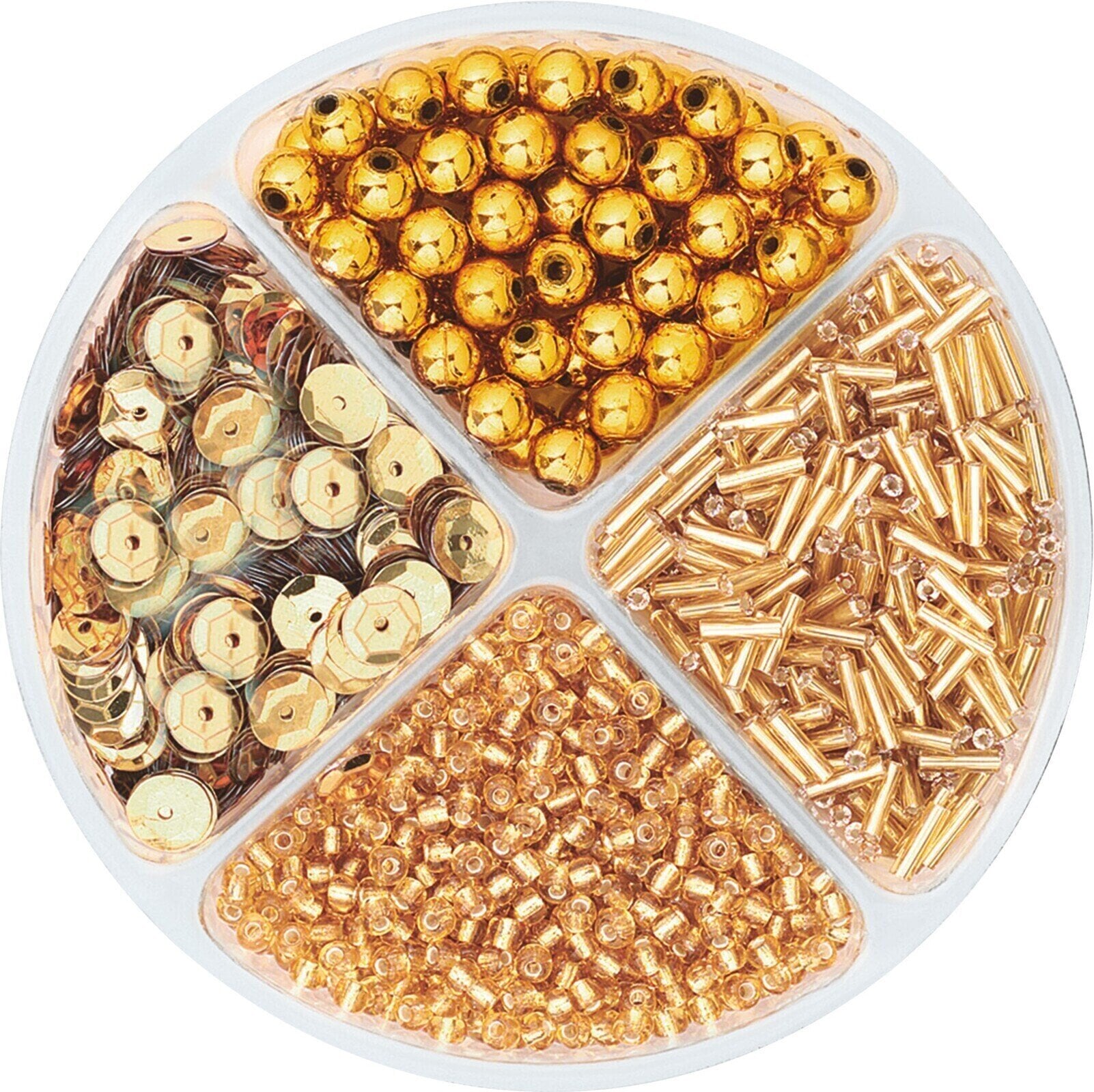 Мъниста Knorr Prandell Bead and Sequin Mix Gold 30 g