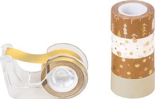 Materijal Heyda 203584538 Декоративна трака Natural/Gold 1