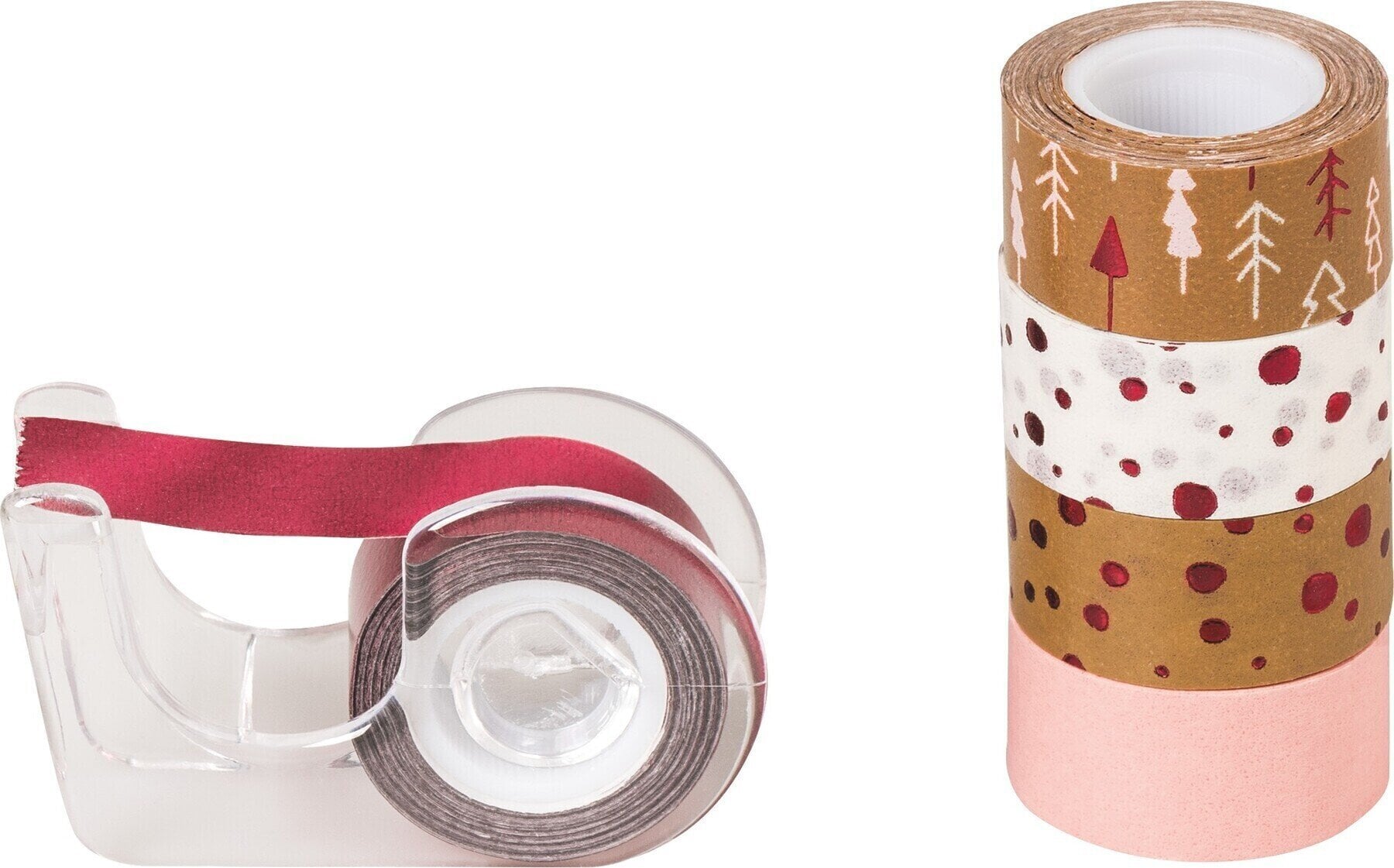 Material Heyda 203584540 Decorative Tape Red/Natural 1
