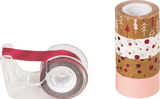 Material Heyda 203584540 Decorative Tape Red/Natural 1 - 1