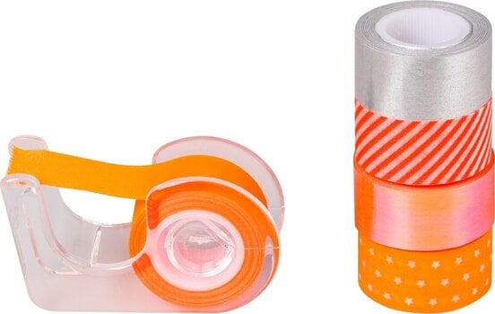 Материал Heyda 203584573 Декоративна лента Orange/Neon red 1 - 1
