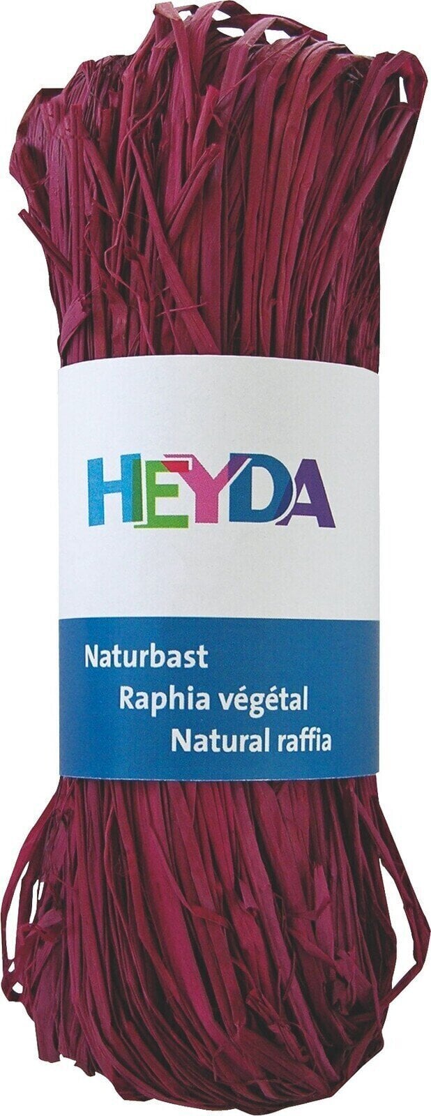 Материал Heyda 204887792 Рафия Bordeaux 50 g 1