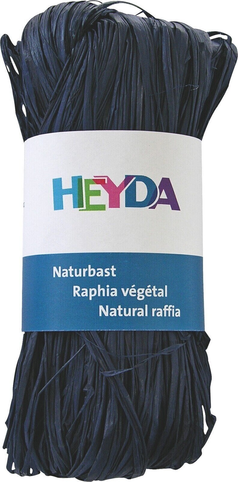 Material Heyda 204887793 Raffia Navy Blue 50 g 1