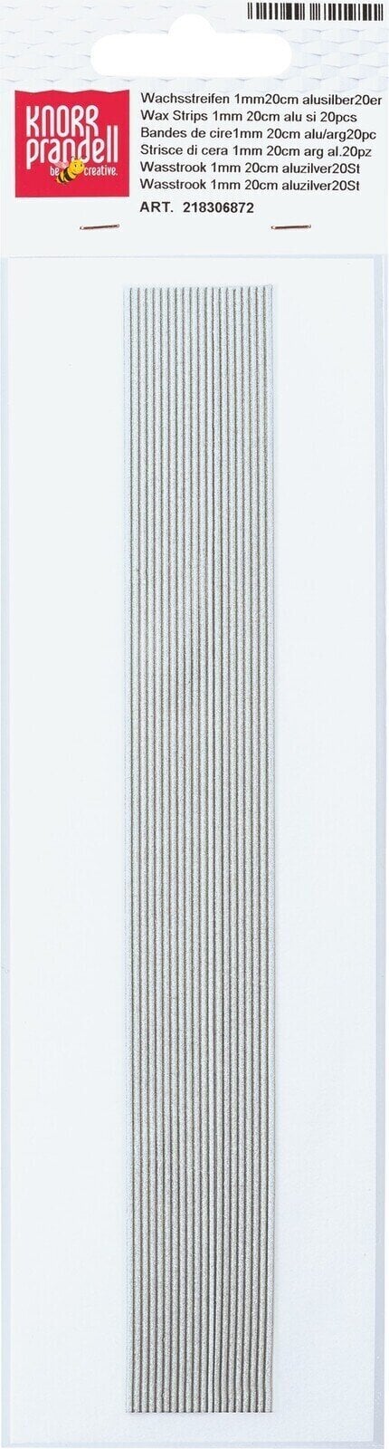 Küünalde tootmine Knorr Prandell 218306872 Wax Stripes Aluminum Silver 20