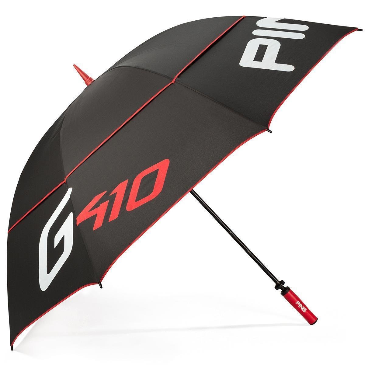 Dáždnik Ping G410 Double Canopy Umbrella Black/Scarlet/White