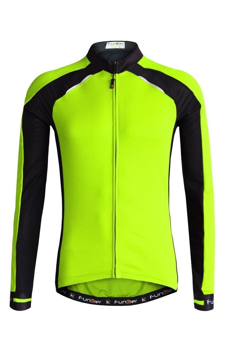 Cycling jersey Funkier Firenze-LW Jersey Yellow 2XL