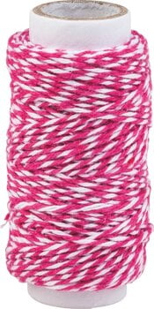Material Knorr Prandell 2162660013 Twine White/Pink 20 m 1 - 1