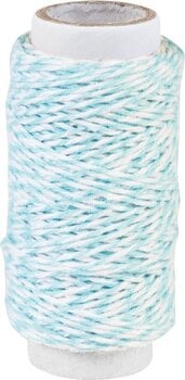 Material Knorr Prandell 2162660014 Twine White/Turquoise Ø 1 mm × 20 m 1 - 1