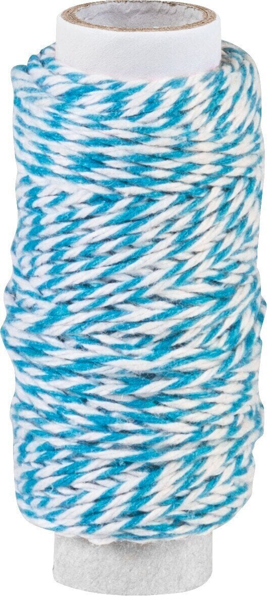 Material Knorr Prandell 2162660015 Twine White/Dark Blue 20 m 1