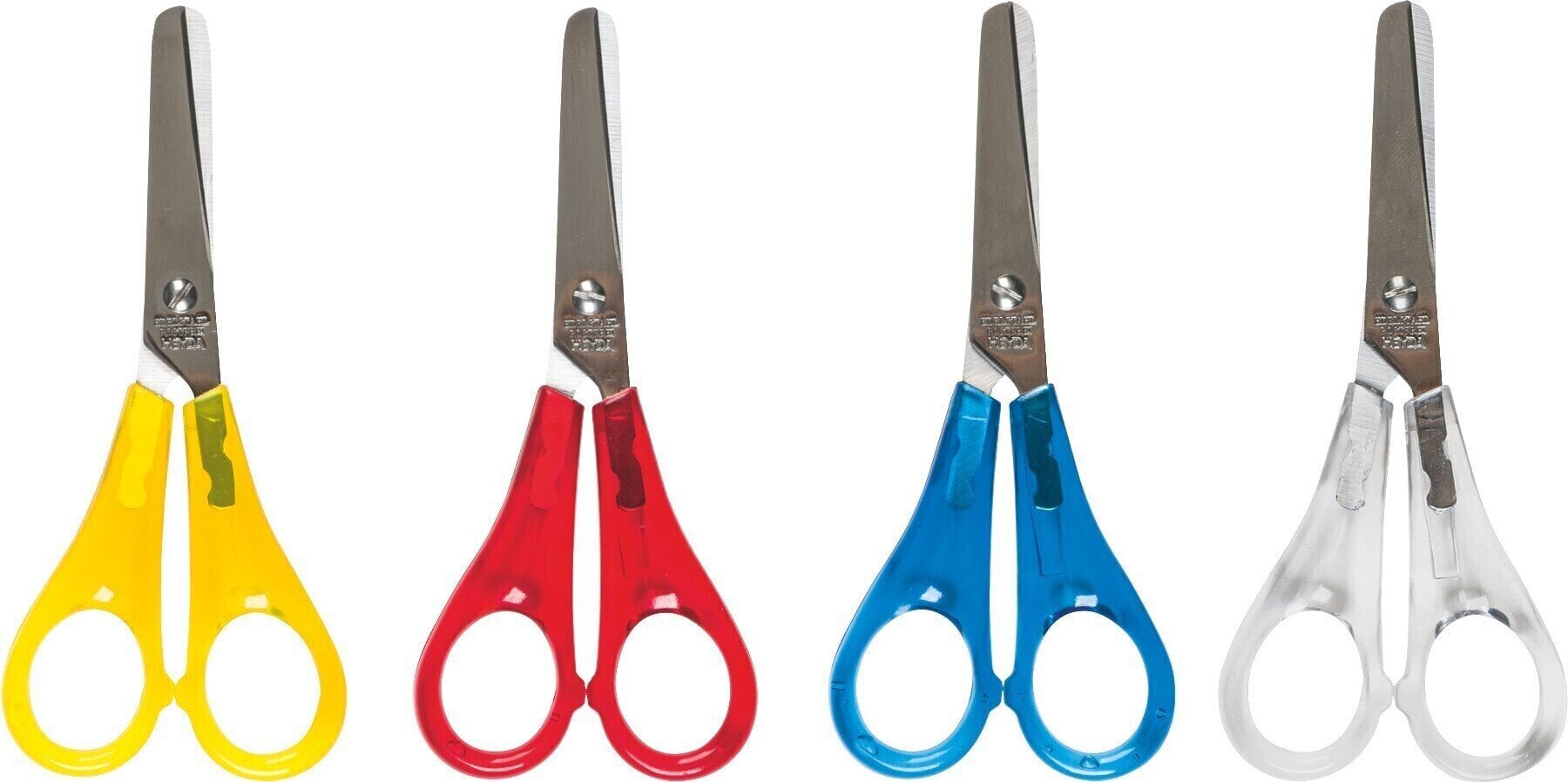 Universele schaar Heyda 204808401 Universele schaar 130 mm Blauw-Geel-Rood-Wit