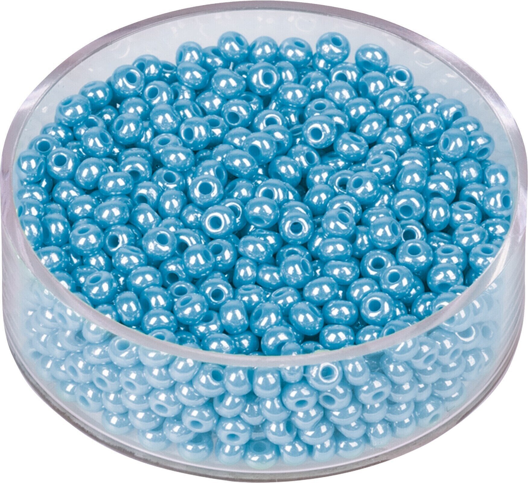 Мъниста Knorr Prandell Rocailles Beads Mother of Pearl Sky Blue 17 g