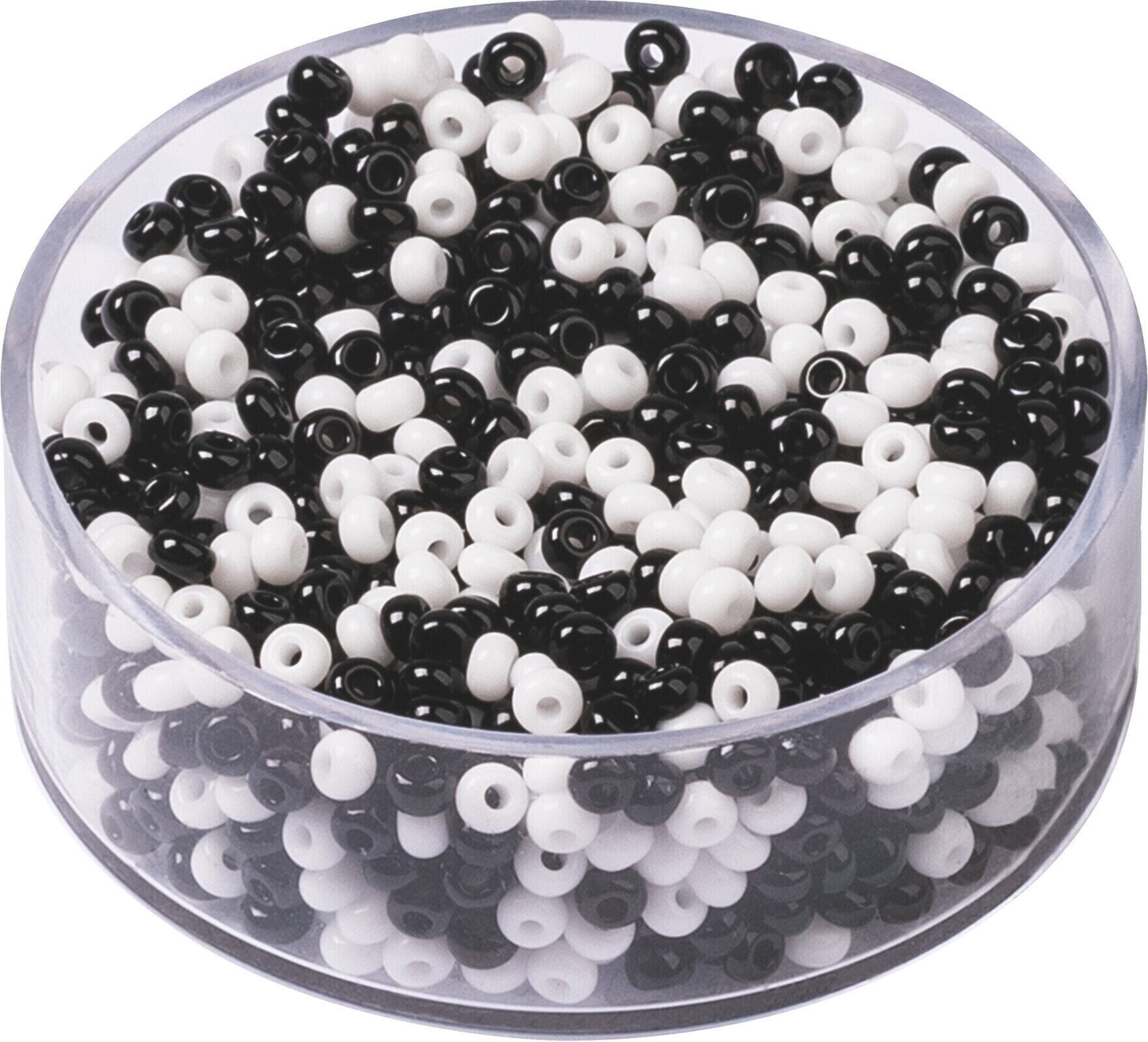 Мъниста Knorr Prandell Rocailles Beads White/Black 17 g