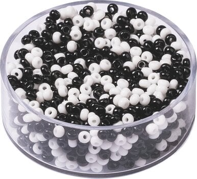 Мъниста Knorr Prandell Rocailles Beads White/Black 17 g - 1