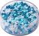 Мъниста Knorr Prandell Rocailles Beads White, Turquoise, Silver 17 g