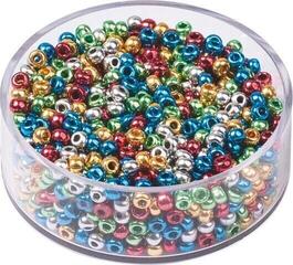 Perlen Knorr Prandell Rocailles Beads Metallic Multi-Coloured 17 g