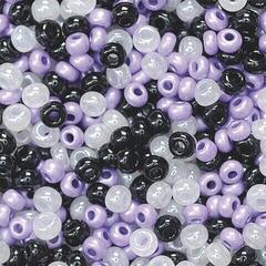 Бісер Knorr Prandell Rocailles Beads White, Purple, Black 17 g