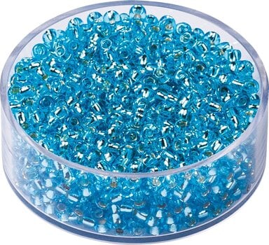 Dečije perle Knorr Prandell Rocailles Beads Transparent Sky Blue 17 g - 1