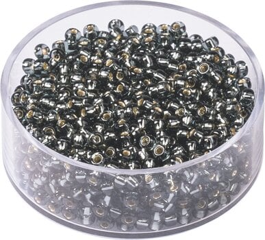 Мъниста Knorr Prandell Rocailles Beads Silver Black ( Variant ) 17 g - 1