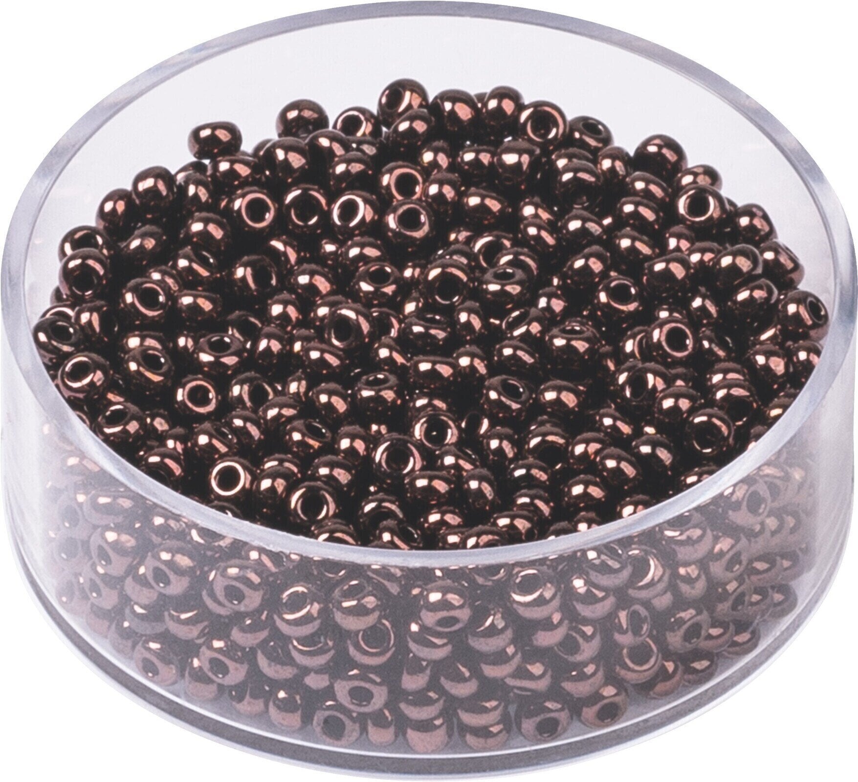 Korálky Knorr Prandell Rocailles Beads Red Brown 13 g