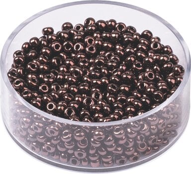 Korálky Knorr Prandell Rocailles Beads Red Brown 13 g - 1