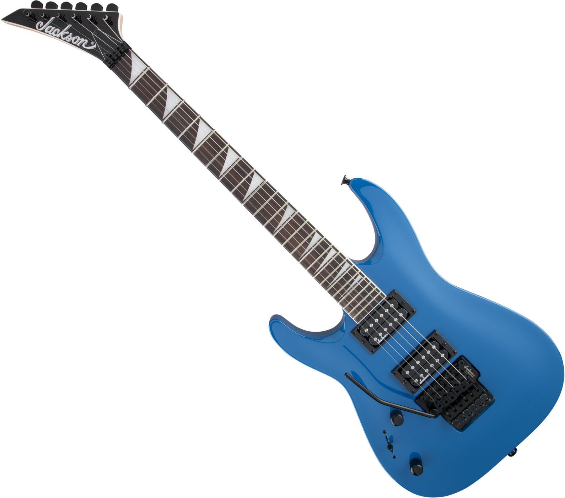 Guitarra elétrica Jackson JS32L Dinky DKA AH Bright Blue