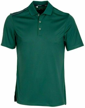 Poloshirt Adidas Climacool 3-Stripes Mens Golf Shirt Tech Forest XL - 1