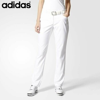 Hlače Adidas Climalite Womens Trousers White 12 - 1
