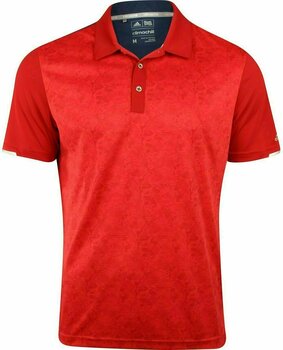 Polo košeľa Adidas ClimaChill 2D-Camo Print Pánska Polo Košeľa Scarlet S - 1