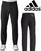 Hlače Adidas Puremotion Stretch 3-Stripes Mens Trousers Black/Grey 34/34