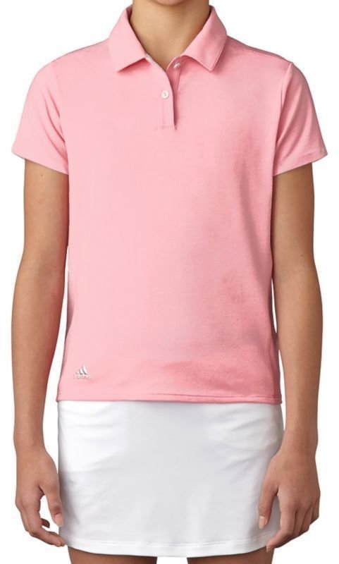 Rövid ujjú póló Adidas Essential Gyerek Golfpóló Easy Pink 10Y