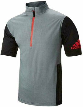 Waterdichte jas Adidas Climaproof Waterproof Short Sleeve Mens Jacket Vista Grey/Black 2XL - 1