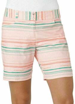 Shortsit Adidas Printed Stripe 7 Womens Shorts Haze Coral UK 8 - 1