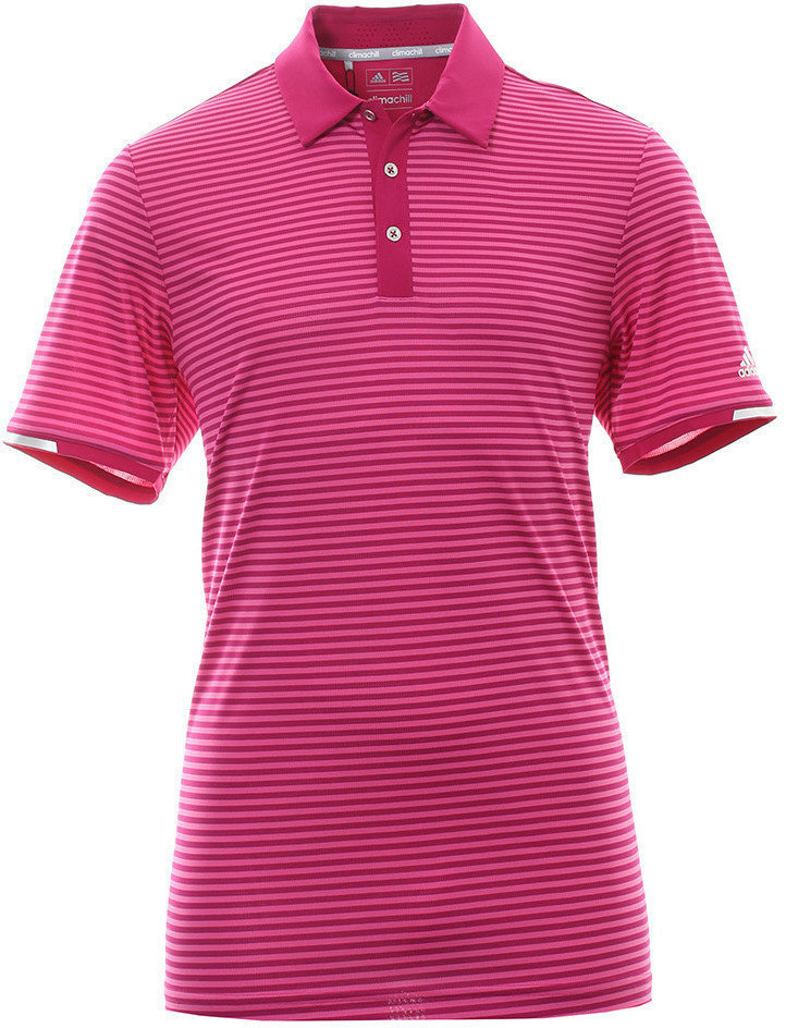 Rövid ujjú póló Adidas ClimaChill Tonal Stripe Férfi Golfpóló Ultra Beauty XL