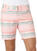 Shorts Adidas Printed Stripe 7 Womens Shorts Haze Coral UK 10