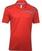 Pikétröja Adidas ClimaChill Chest Print Mens Polo Shirt Red/Led XL