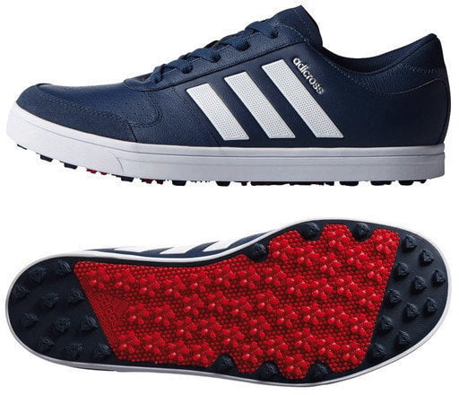 Moški čevlji za golf Adidas Adicross Gripmore 2.0 Mens Golf Shoes Mint Blue UK 9,5