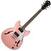 Halvakustisk gitarr Ibanez AS63 CRP Coral Pink