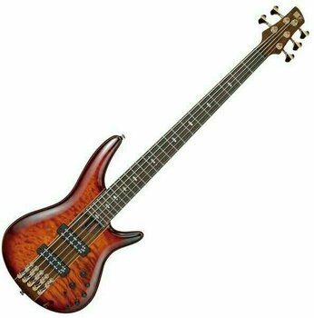 5-string Bassguitar Ibanez SR2405W-BTL Brown Topaz Burst Low Gloss - 1